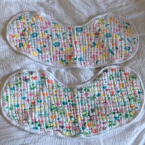 Aden+Anais Set of 2 Burp Cloths/Bibs-Gently Used